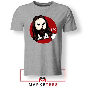 Jesus Christ Savior KFC Symbol Grey Thisrt