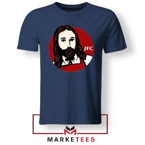 Jesus Christ Savior KFC Symbol Navy Thisrt