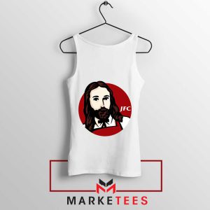 Jesus Christ Savior KFC Symbol Tank Top