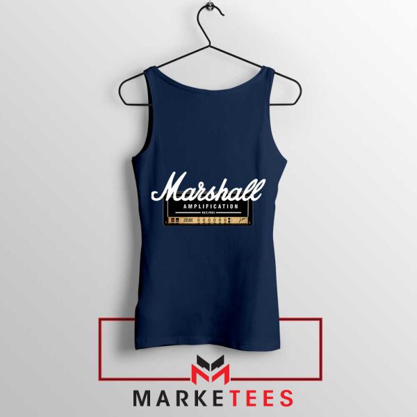 Jim Marshall's 800 Vintage Retro Navy Tank Top