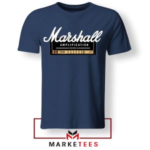 Jim Marshall's 800 Vintage Retro Navy Tshirt