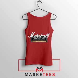 Jim Marshall's 800 Vintage Retro Red Tank Top