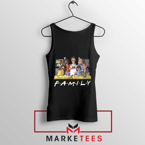 Join the Belcher Family with Bob's Burgers Black Tank Top