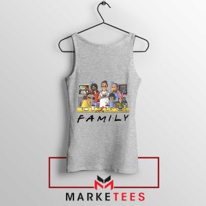 Join the Belcher Family with Bob's Burgers Grey Tank Top