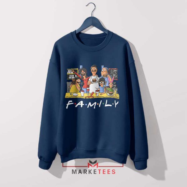 Join the Belcher Family with Bob's Burgers Navy Sweatshirt