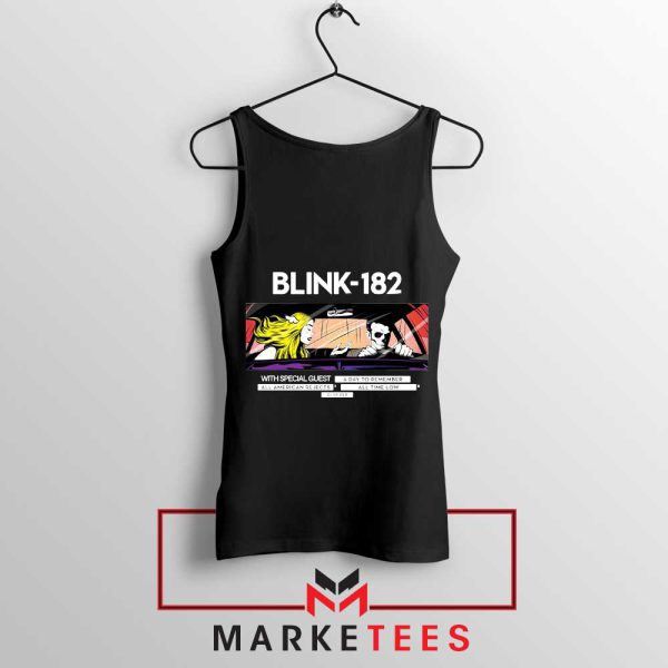 Join the Rock Show with Blink-182 Tour Black Tank Top
