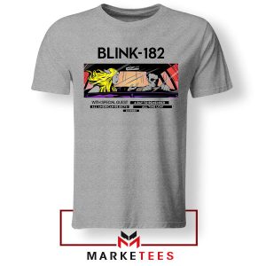 Join the Rock Show with Blink-182 Tour Grey Tshirt