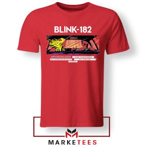 Join the Rock Show with Blink-182 Tour Red Tshirt