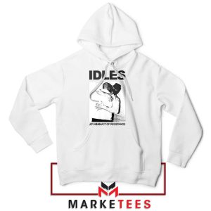 Joy in the Face of Adversity White Hoodie