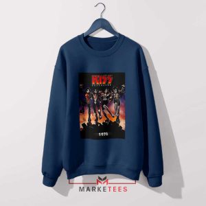 KISS Army Destroyer 1976 Tour Navy Sweatshirt