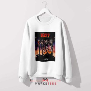 KISS Army Destroyer 1976 Tour White Sweatshirt