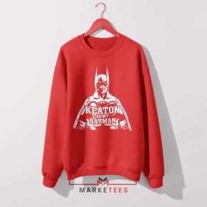 Keaton's Dark Knight Returns Red Sweatshirt