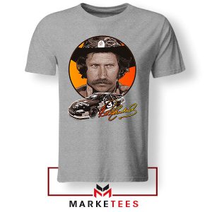 King of the Speedway Dale Earnhardt Grey Tshirt