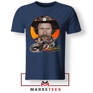 King of the Speedway Dale Earnhardt Navy Tshirt