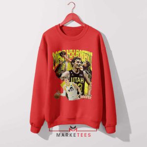 Lauri Lethal Shooter NBA Red Sweatshirt