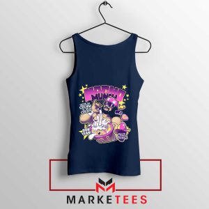 Macho Munch Maniacs Unite Navy Tank Top