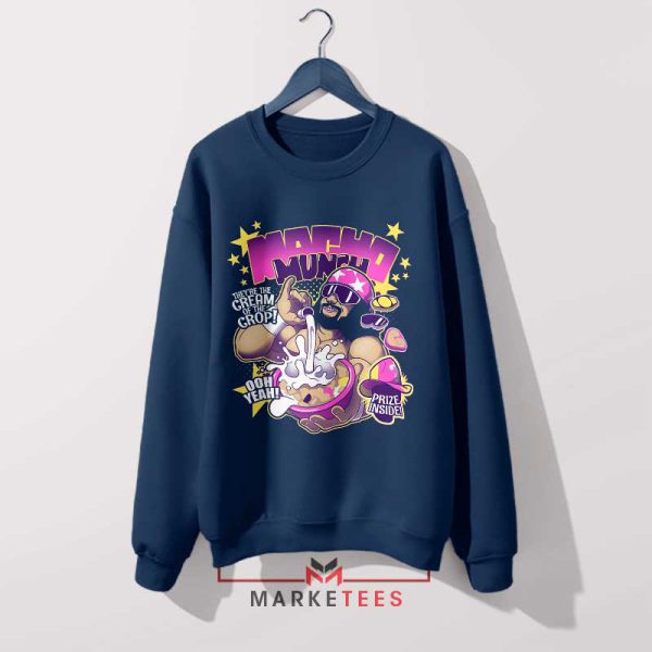 Macho Munch Maniacs Unite Navy sweatshirt