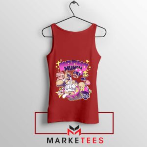 Macho Munch Maniacs Unite Red Tank Top