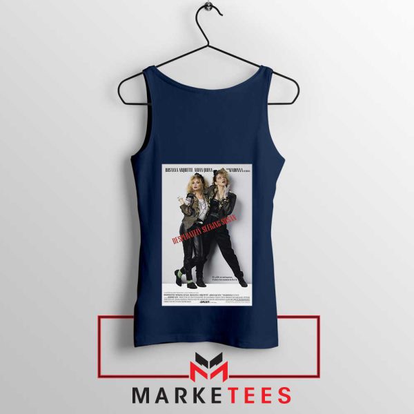 Madonna Desperately Seeking Susan 1985 Navy Tank Top