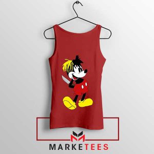 Mickey's Revenge XXXTentacion Red Tank Top (2)Mickey's Revenge XXXTentacion Red Tank Top (2)