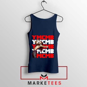 Money Talks YMCMB x Lil Waynes Navy Tank Top