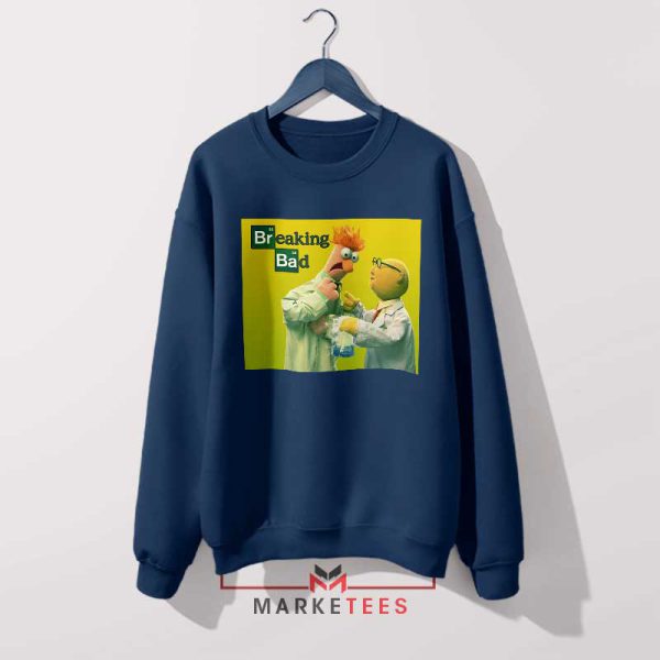 Muppet Chemistry Heisenberg Funny Navy Sweatshirt