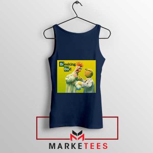 Muppet Chemistry Heisenberg Funny Navy Tank Top