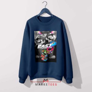 Mushroom Kingdom Super Mario Navy Sweatshirt