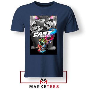 Mushroom Kingdom Super Mario Navy Tshirt