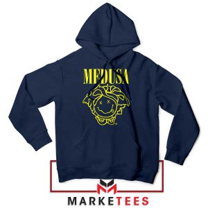 Mythical Femme Fatale Medusa Nirvana Navy Hoodie