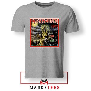 NWOBHM Classic Albums Killers Cover Art Grey Tshirt