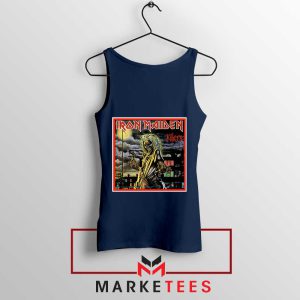 NWOBHM Classic Albums Killers Cover Art Navy Tank Top