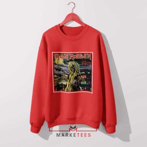 NWOBHM Classic Albums Killers Cover Art Red Sweatshirt