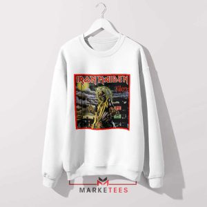 NWOBHM Classic Albums Killers Cover Art White Sweatshirt