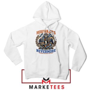 Nevermore And Hogwarts Academy Magic White Hoodie