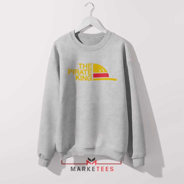 One Piece Wonder The North Face Grey Sweatshirt