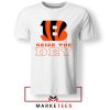 Orange and Black Who Dey Tshirt