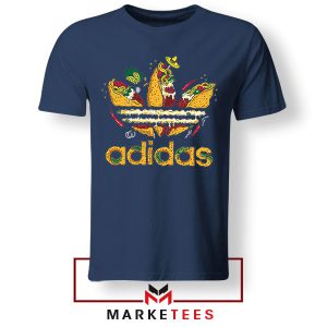 Plant Powered Vegan Three Stripes Navy Thisrt