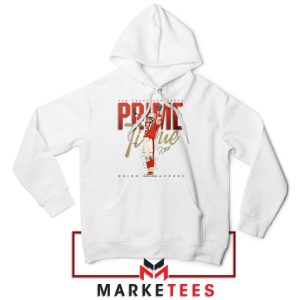 Prime Time Athletics Deion Sanders White Hoodie