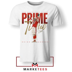 Prime Time Athletics Deion Sanders White Tshirt