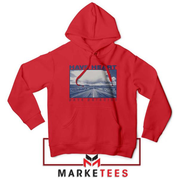 Punk with a Purpose Pave Paradise Red Hoodie