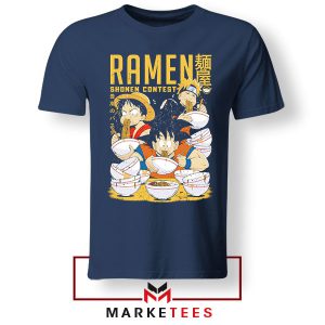 Ramen The Ultimate Shonen Squad Navy Tshirt