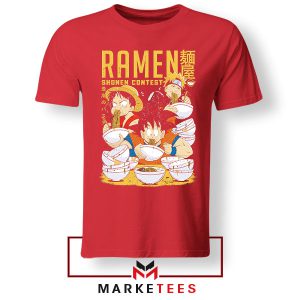 Ramen The Ultimate Shonen Squad Red Tshirt