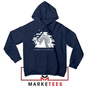 Rise Above with Bring Me the Horizon Navy Hoodie