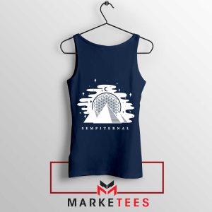 Rise Above with Bring Me the Horizon Navy Tank Top