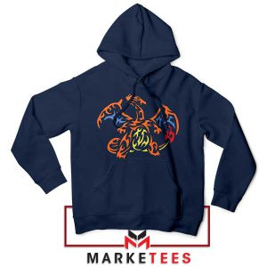 Roar of the Dragon Charizard Navy Hoodie