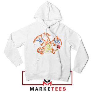 Roar of the Dragon Charizard White Hoodie