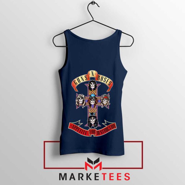 Rock Legends The Heavy Metal Kings Navy Tank Top