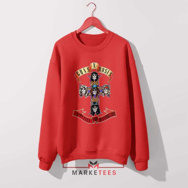 Rock Legends The Heavy Metal Kings Red Sweatshirt