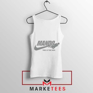 Run Like a Bounty Hunter White Tank Top